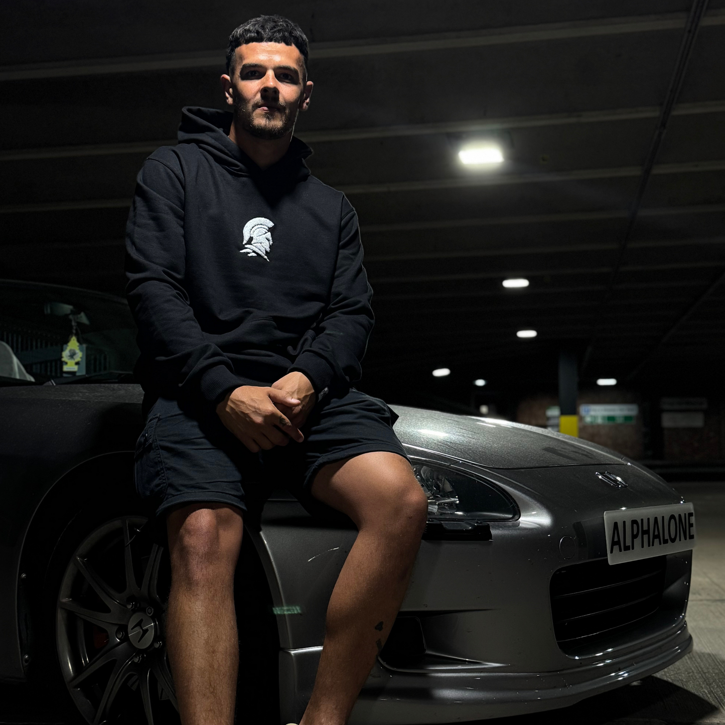 ALPHALONE Volume 1 : Black Heavyweight Hoodie