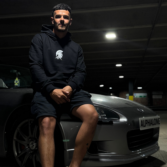 ALPHALONE Volume 1 : Black Heavyweight Hoodie