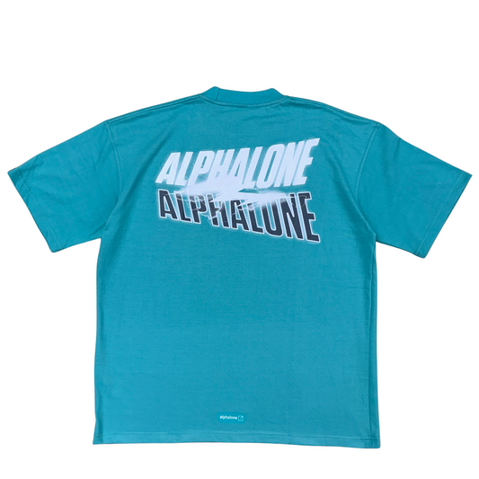 ALPHALONE : Teal T Shirt